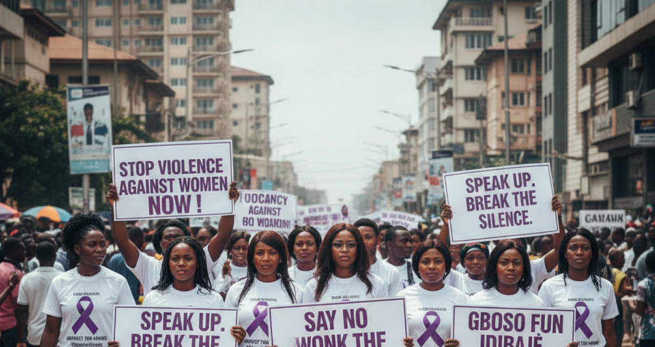 A smiling woman reads to two children