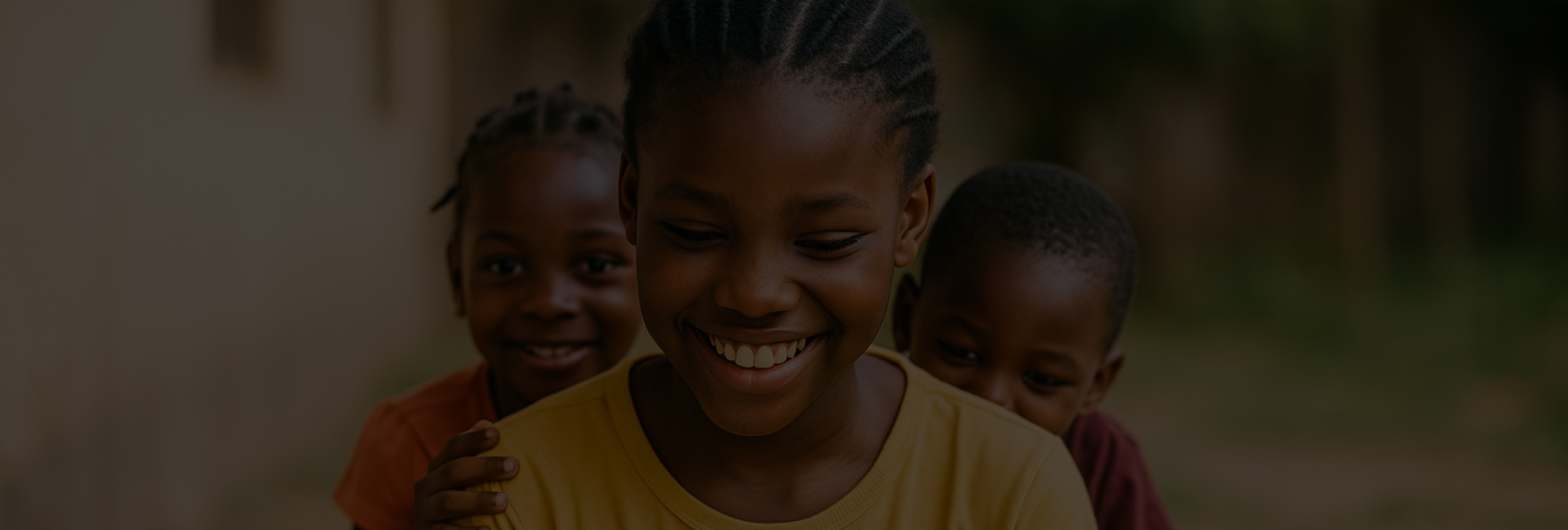 Smiling student in class